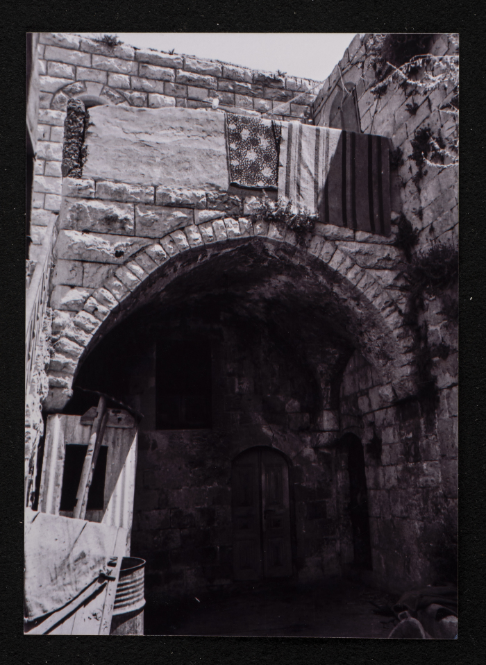 A Photograph of the Sihwail Family's Mansion in the Village Abwein
