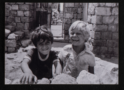 A photograph of ash-Shuʿayby Family Housh in Deir Ghassane,  Ramallah