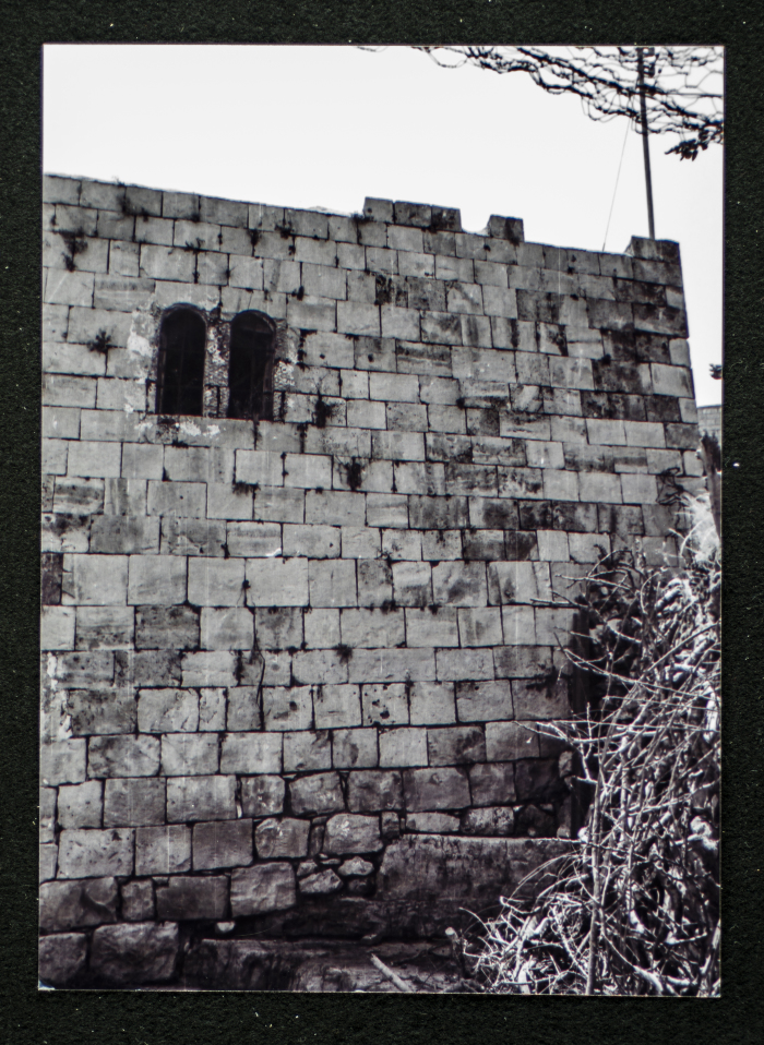A Photograph of the Sihwail Family's Mansion in the Village Abwein
