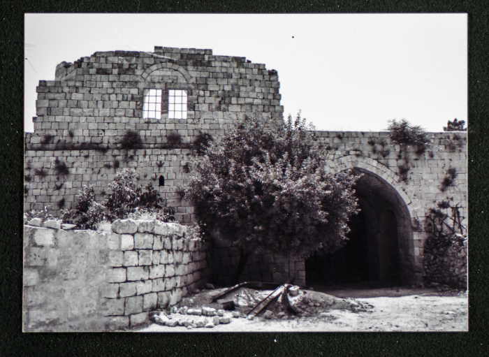 A Photograph of the Sihwail Family's Mansion in the Village Abwein
