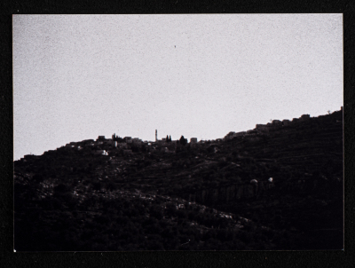 A Landscape of the Village of Silwad - East of Ramallah 
