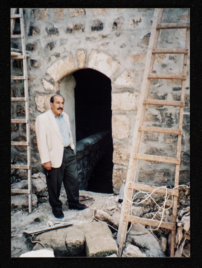 A Photograph of the Renovation Works at the Youth Union in Farkha Village, West of Salfit
