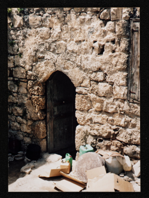 A Photograph of the Renovation Works at the Youth Union in Farkha Village, West of Salfit
