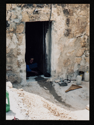 A Photograph of the Renovation Works at the Youth Union in Farkha Village, West of Salfit

