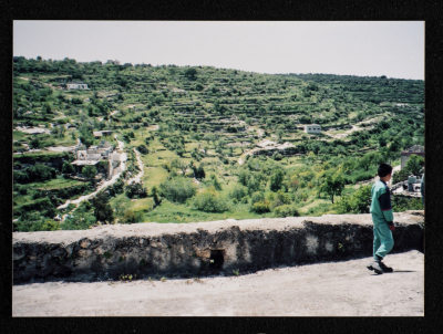 A Photograph of the Renovation Works at the Youth Union in Farkha Village, West of Salfit
