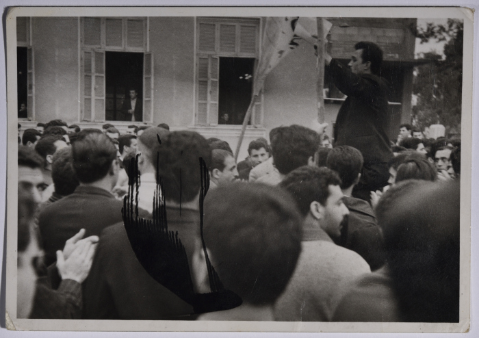 A part of a demonstration in Damascus against The Central Treaty Organization (CENTO) or Baghdad Pact