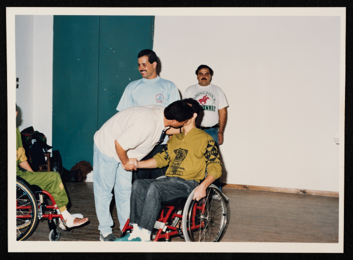 Al-Hakawati Holding a Workshop for People with Disabilities