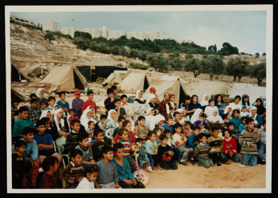 The Palestinian Puppet Theatre Festival in the Sumud Freedom Camp
