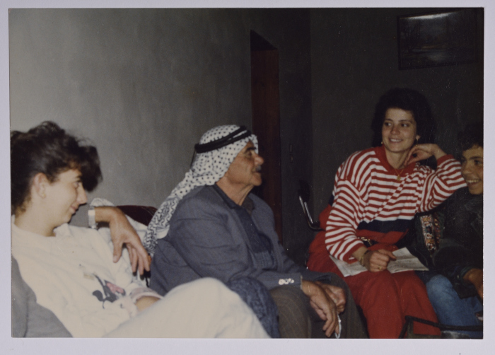 Rajih al Salfeety with his family