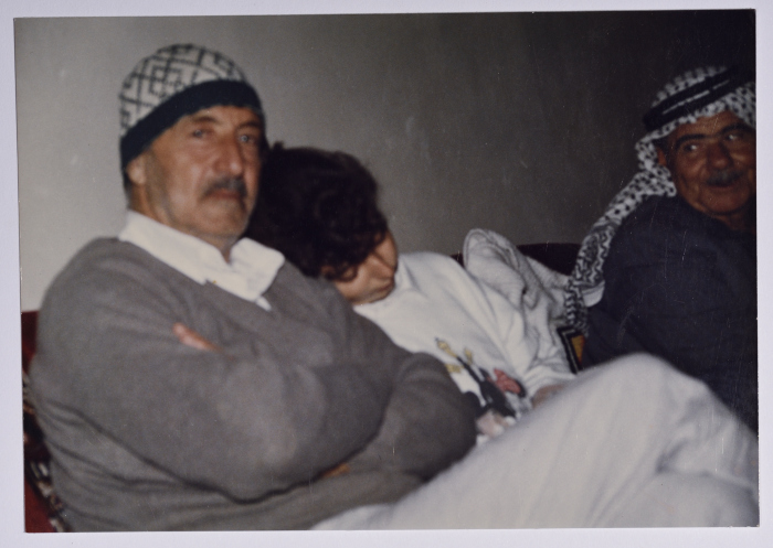 Rajih al Salfeety, his daughter, and his friend