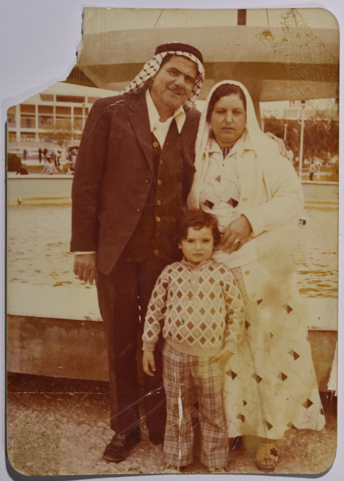 راجح السلفيتي وشقيقته وابنها في الكويت