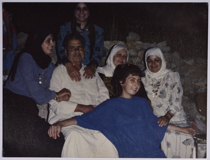 Rajih al Salfeety, his nieces, and his daughter 