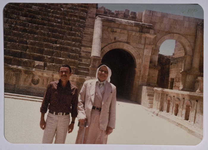 راجح السلفيتي مع أخيه هشام في جرش