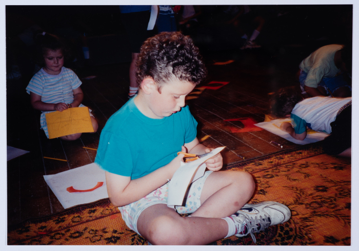 ورشات رسم للأطفال في المسرح الفلسطيني