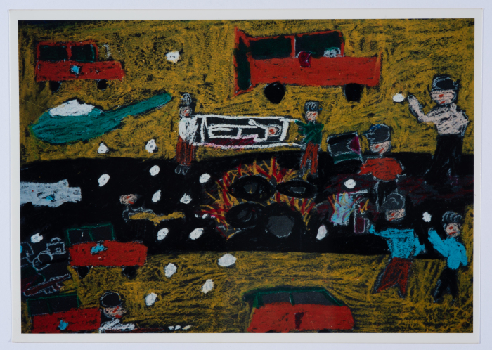 ورشات رسم للأطفال في المسرح الفلسطيني