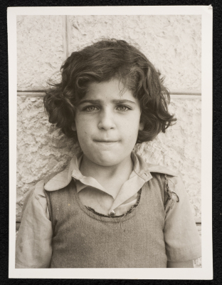 A Pupil Portrait of Raʿida abu Layla, Rawdat el-Zuhur in Jerusalem 
