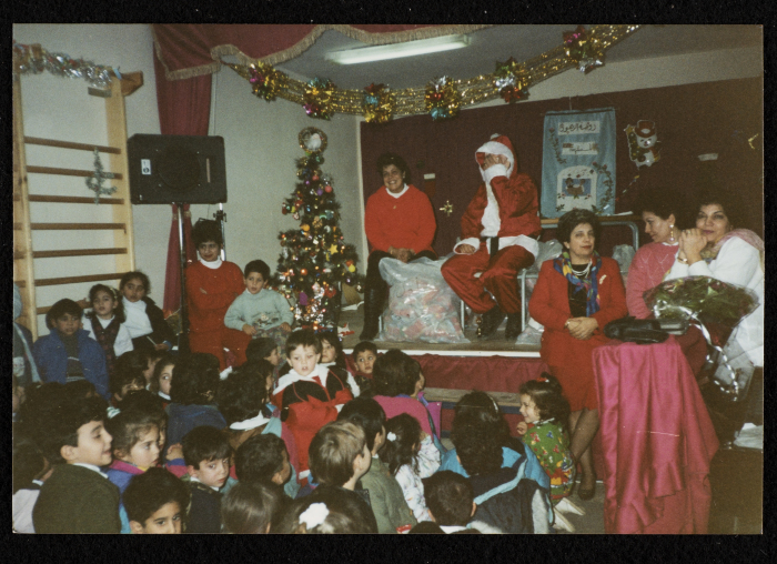 Rawdat el-Zuhur Students at a Birthday Party 
