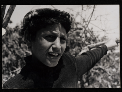 A Pupil Portrait of Ibrahim abu al-Hummus, Rawdat el-Zuhur in Jerusalem 
