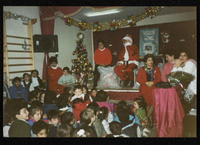Rawdat el-Zuhur Students at a Birthday Party 