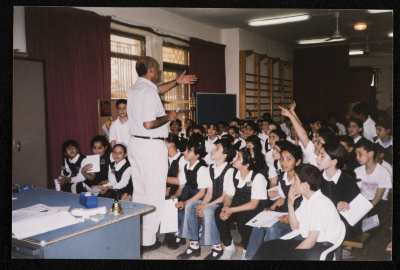 A Photograph of an Interactive Lecture on Children