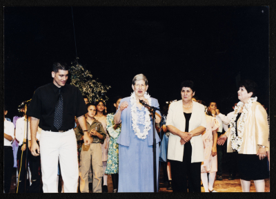 A Photograph of Rawdat el-Zuhur Honouring its Music Teacher 