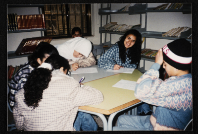 A Photograph of Members of Rawdat el-Zuhur Student Club 