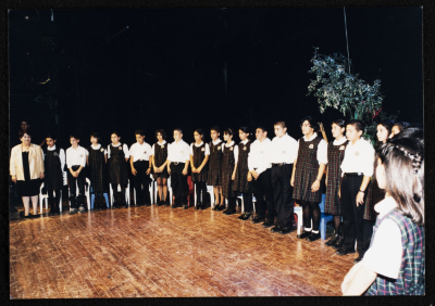 A Photograph of Rawdat el-Zuhur Graduates, 2002