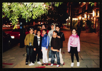 مجموعة من طلاب روضة الزهور في مدينة القدس