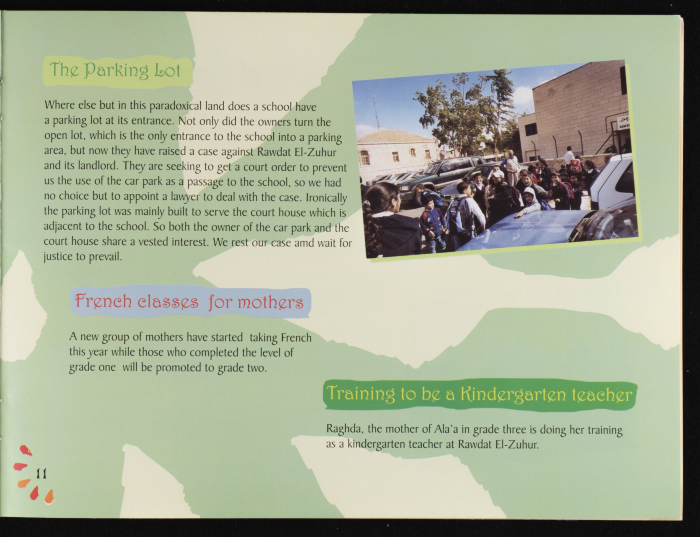 A Brochure Issued by Rawdat El-Zuhur (The House of Flowers) 