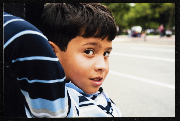  A Photograph of a Student at Rawdat el-Zuhur Visiting the United States 
