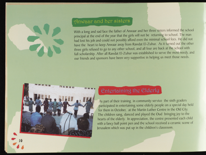 A Brochure Issued by Rawdat El-Zuhur (The House of Flowers) 