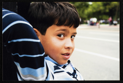  A Photograph of a Student at Rawdat el-Zuhur Visiting the United States 