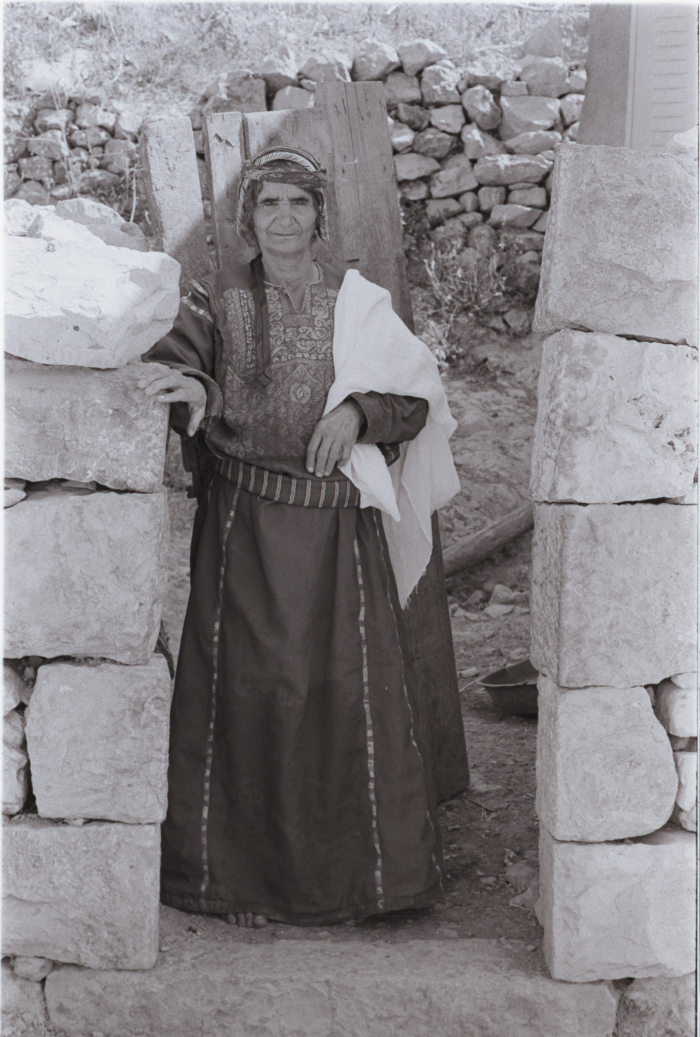 A Woman in the Palestinian Thobe from Kobar, Ramallah 