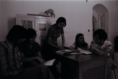 A Group of Students at the Students