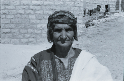A Woman in the Palestinian Thobe from Kobar, Ramallah 