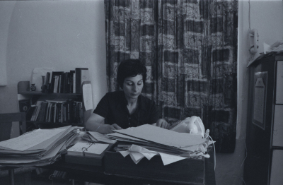 Hanan ʿashrawi during her Work at Birzeit University 