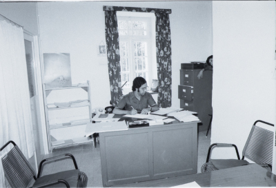 A Male Employee at Birzeit University, Old Campus 