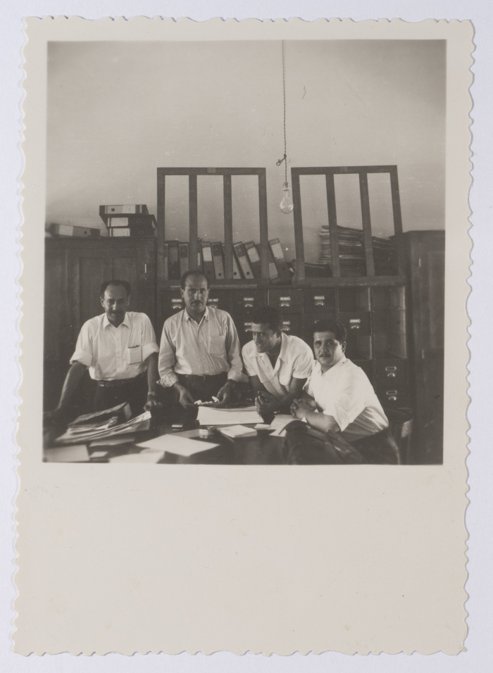 Sama'an ashrawy Accompanied by his Colleagues During the Fifties 