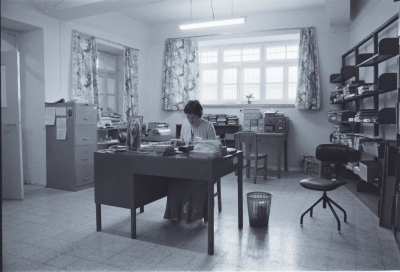 A Female Employee at Birzeit University, Old Campus 
