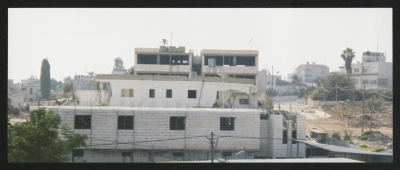 تدمير مبنى الرئاسة الفلسطينية "المقاطعة" في رام الله عام 2002 