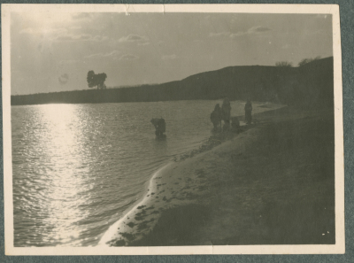 A Photograph of People by the Beach