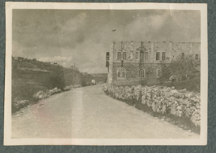 A Photograph of the Side View of an Old Stone House