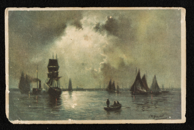 A Postcard Featuring a Painting 
