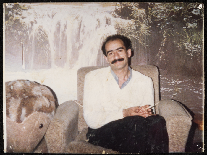 A Photograph of Husam Zuhaika, a Member of Sabreen Group, 1984