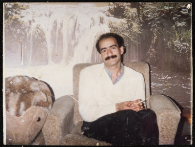 A Photograph of Husam Zuhaika, a Member of Sabreen Group, 1984