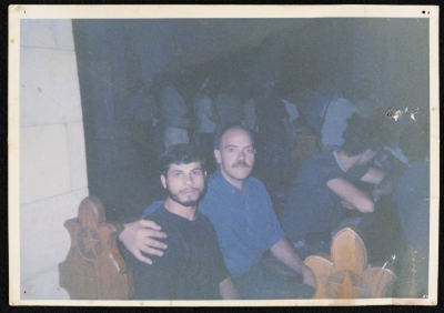A Photograph of George Ghattas and Muhammad Hdaib, 1990