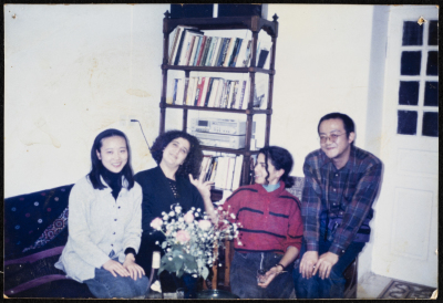 A Photograph of Kamilya Jubran with Friends and Supporters of the Cause of Palestine, 1992