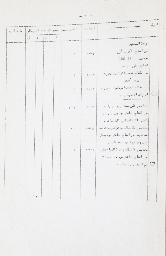 A Report on the Electrical Work Specifications for King Khalid bin Abdulaziz School