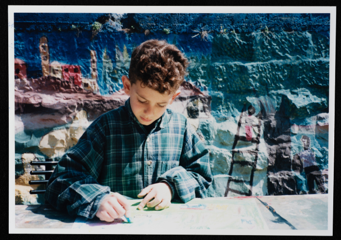 ورشات رسم للأطفال في المسرح الفلسطيني