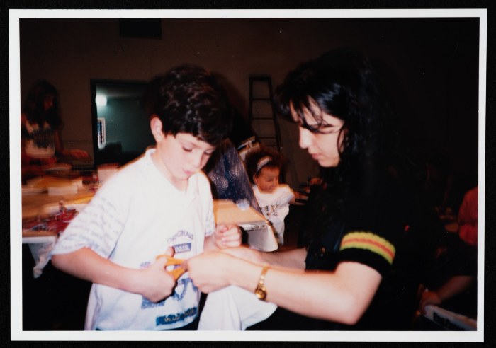 ورشات رسم للأطفال في المسرح الفلسطيني